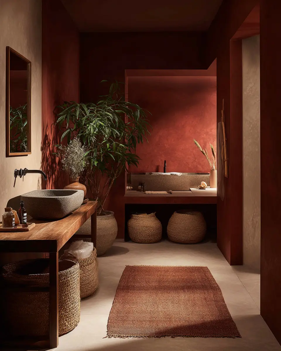 Two-Tone Bathroom Decor Ideas