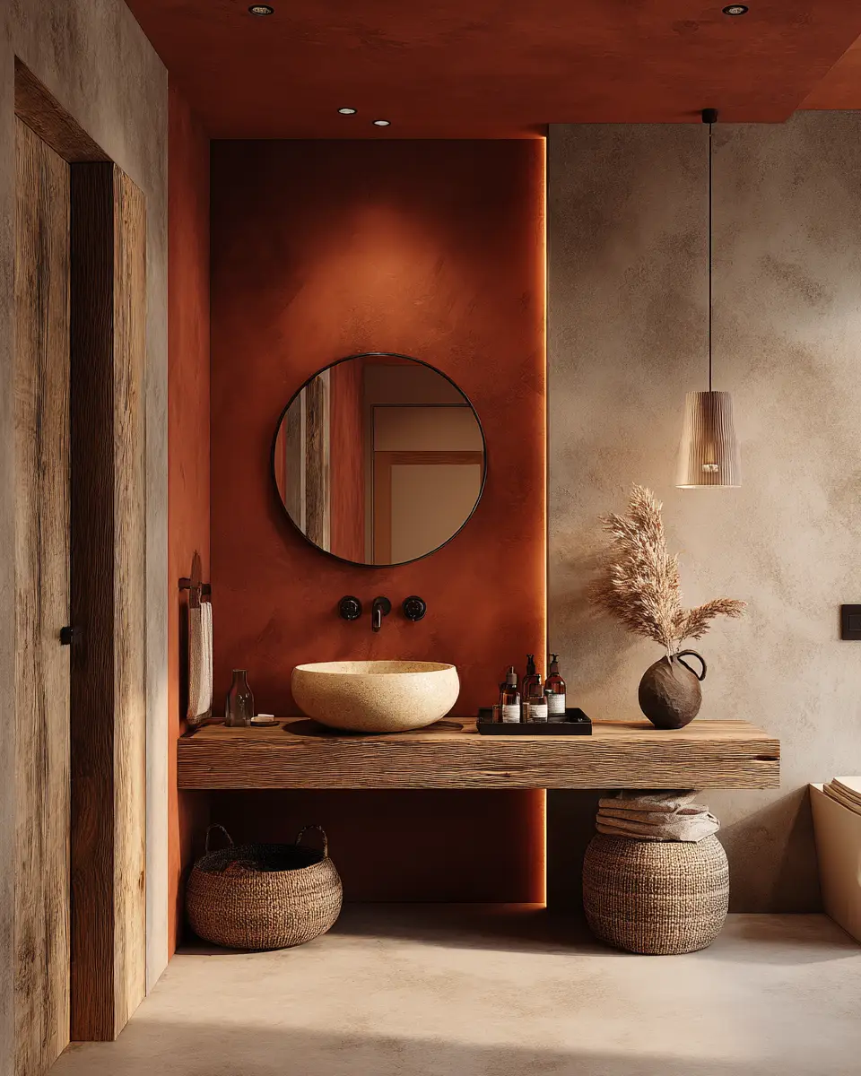 Two-Tone Bathroom Decor Ideas