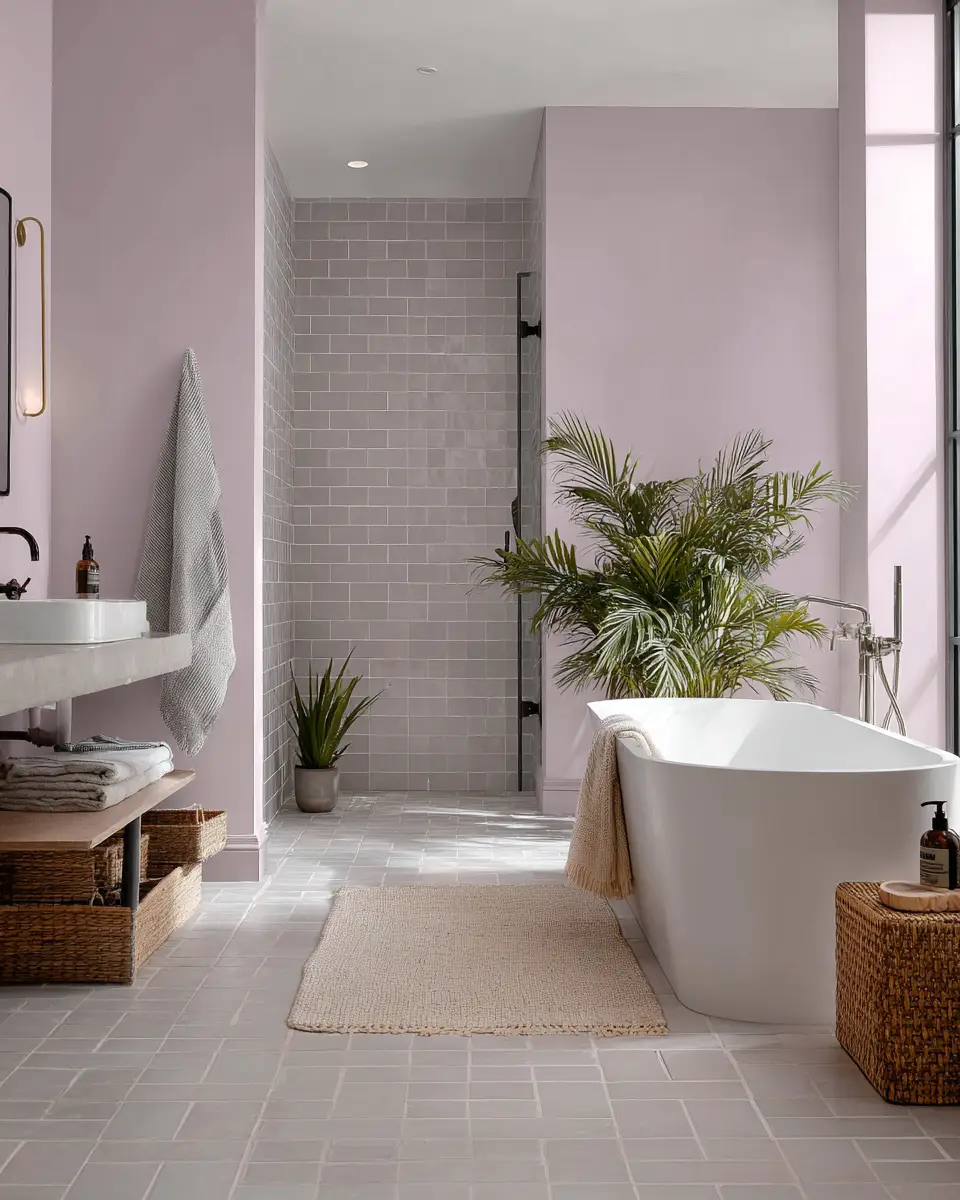 Two-Tone Bathroom Decor Ideas