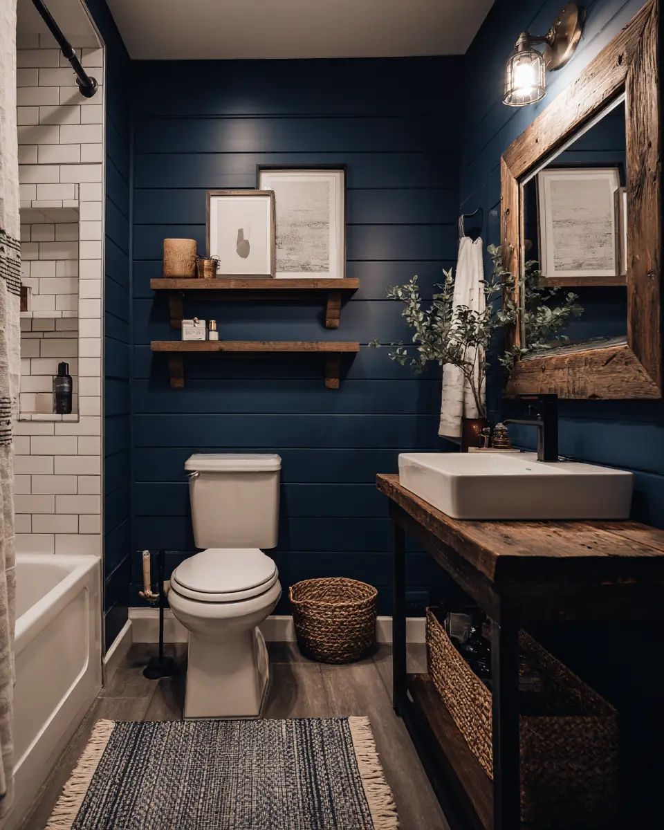 Two-Tone Bathroom Decor Ideas