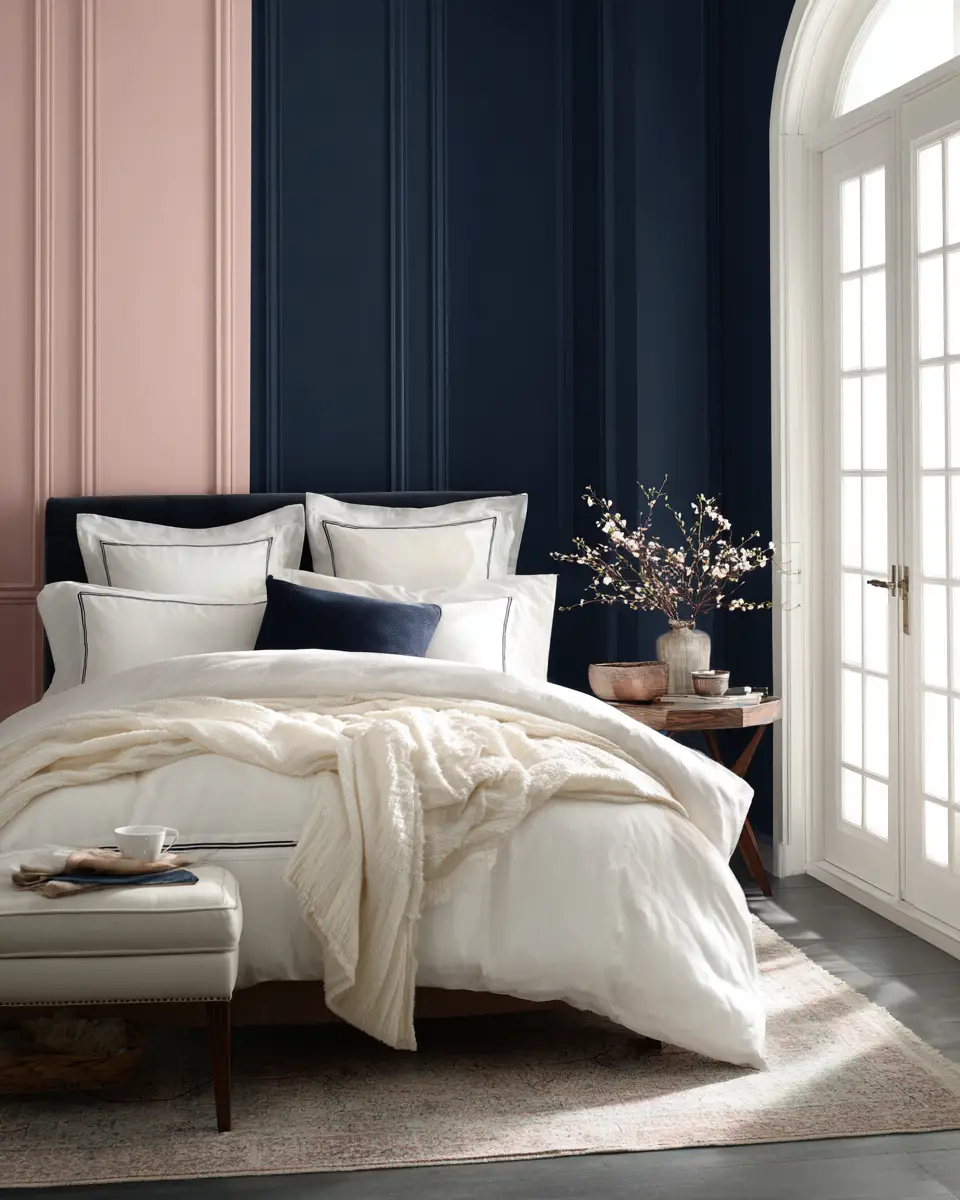 Two-Tone Bedroom Decor Ideas