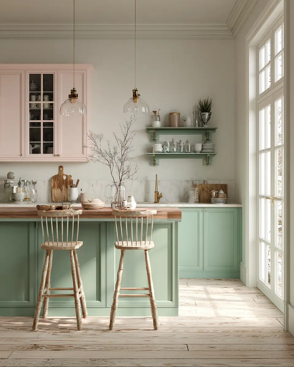 Two-Tone Kitchen Decor Ideas