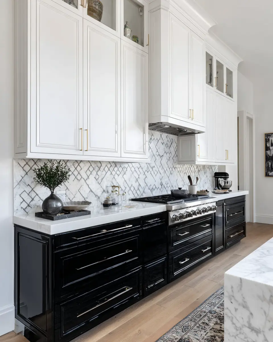 Two-Tone Kitchen Decor Ideas