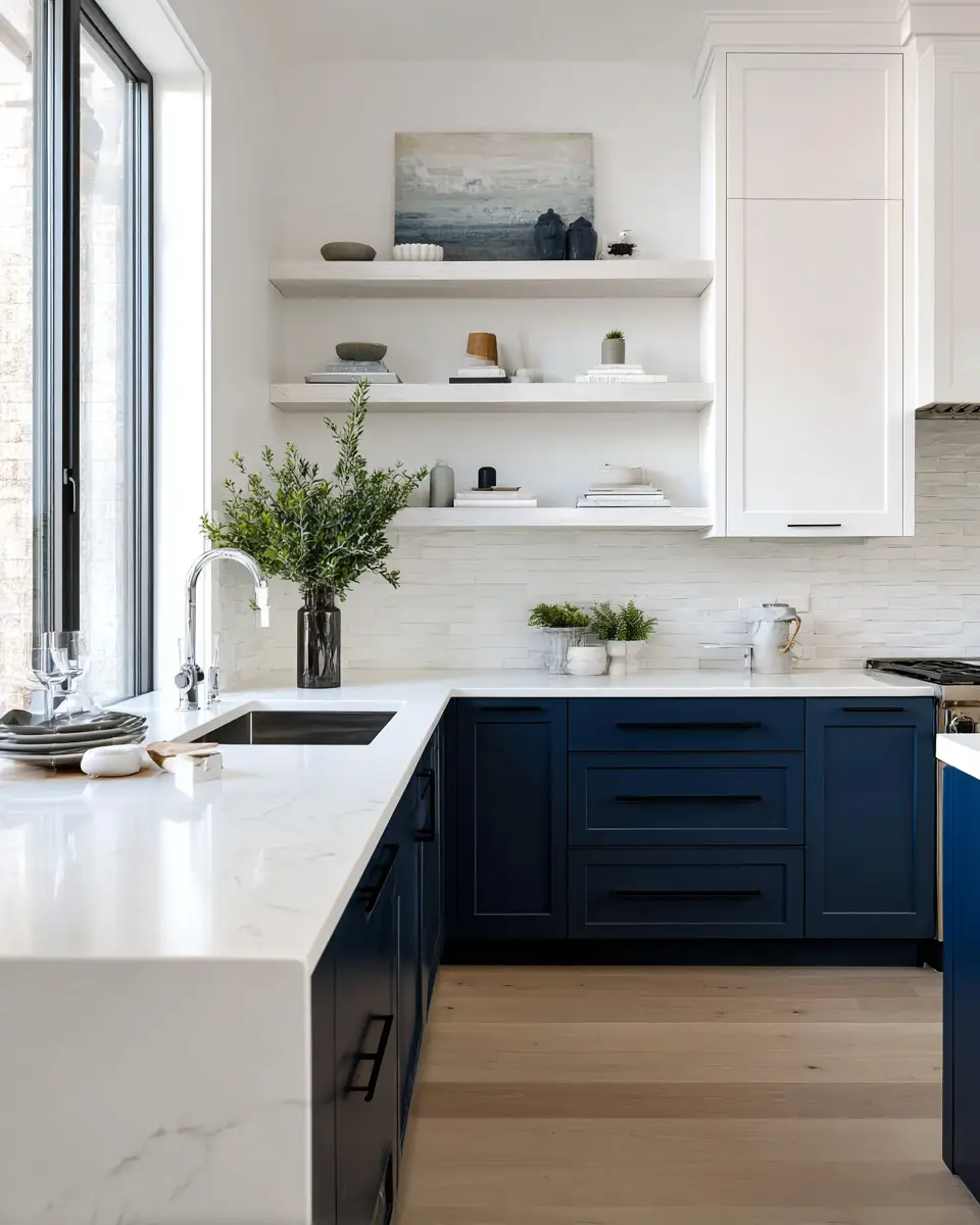 Two-Tone Kitchen Decor Ideas
