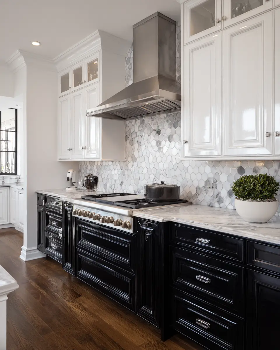 Two-Tone Kitchen Decor Ideas