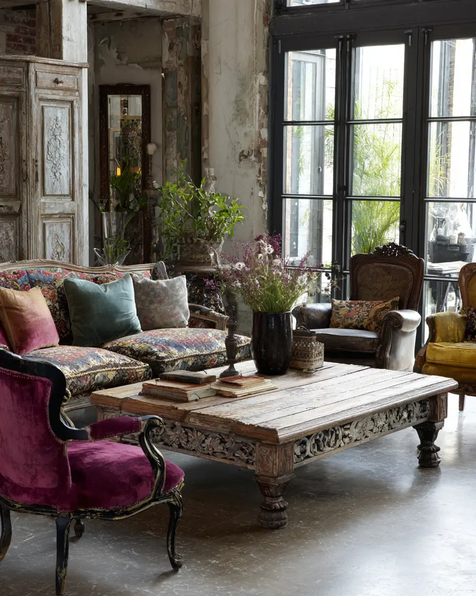 Vintage-Inspired Living Room Decor Ideas