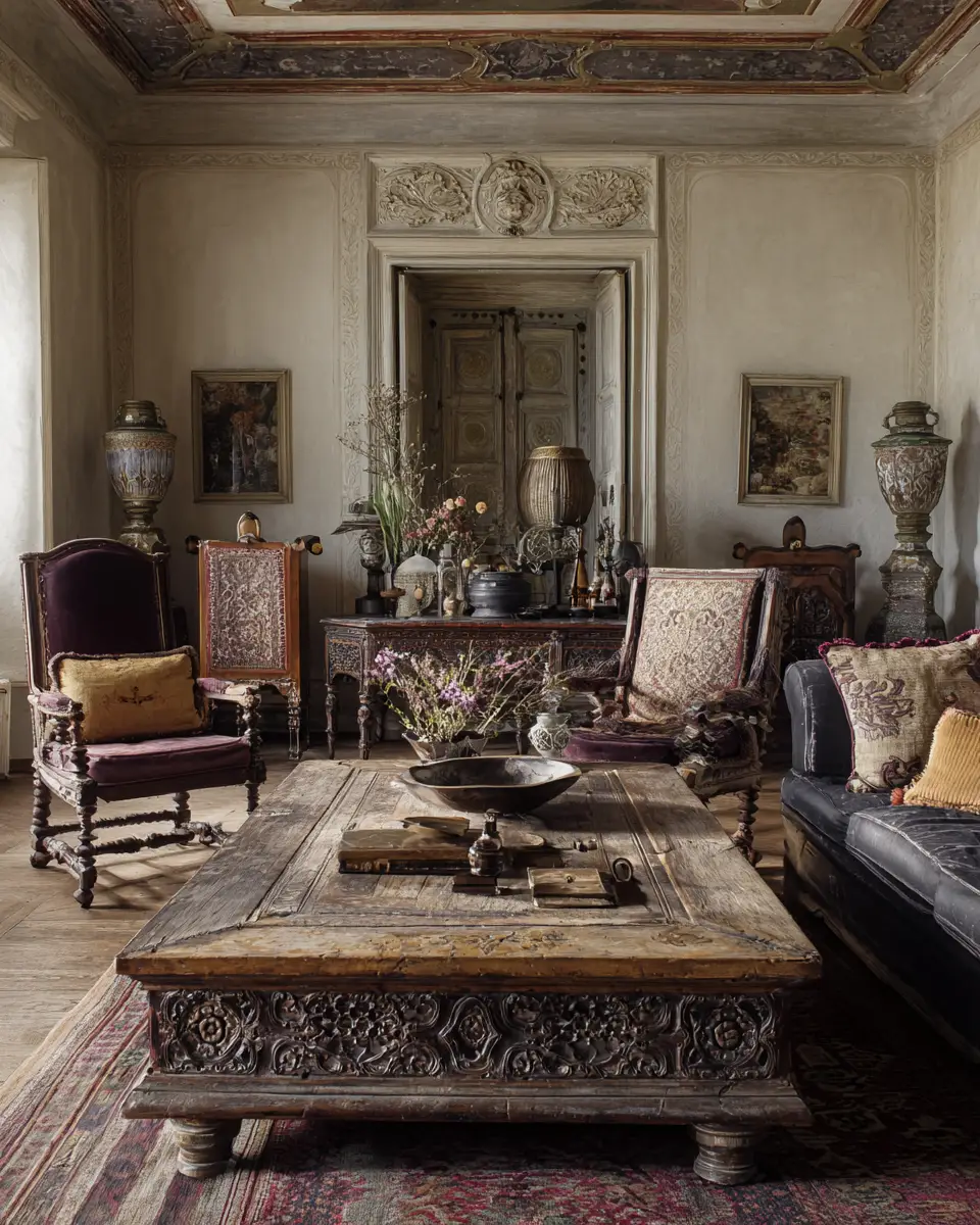 Vintage-Inspired Living Room Decor Ideas