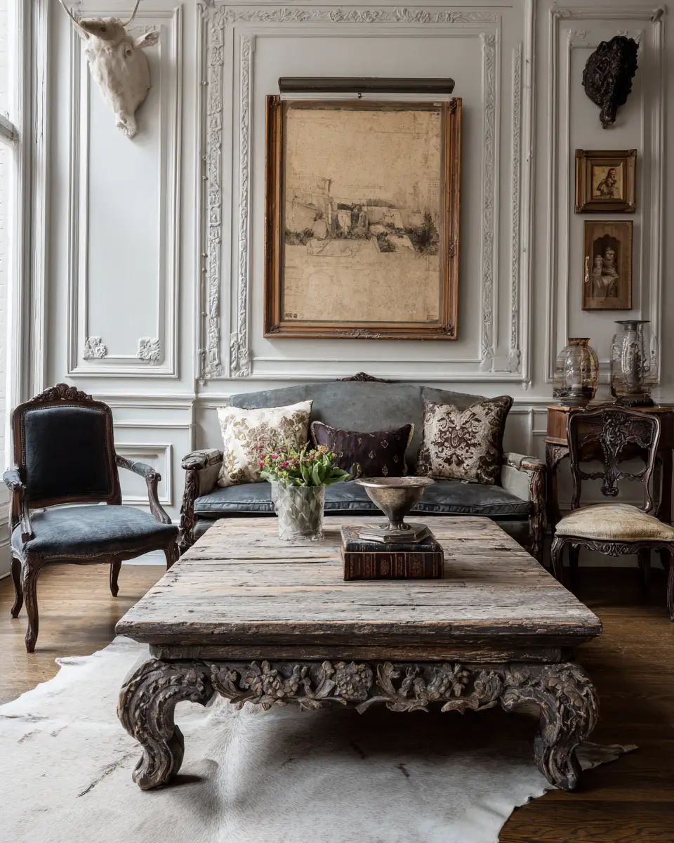 Vintage-Inspired Living Room Decor Ideas