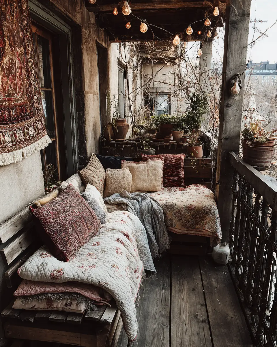 Vintage Balcony Decor Ideas