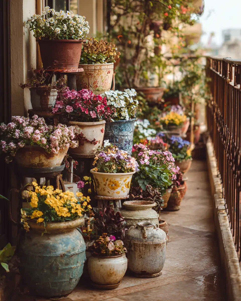 Vintage Balcony Decor Ideas