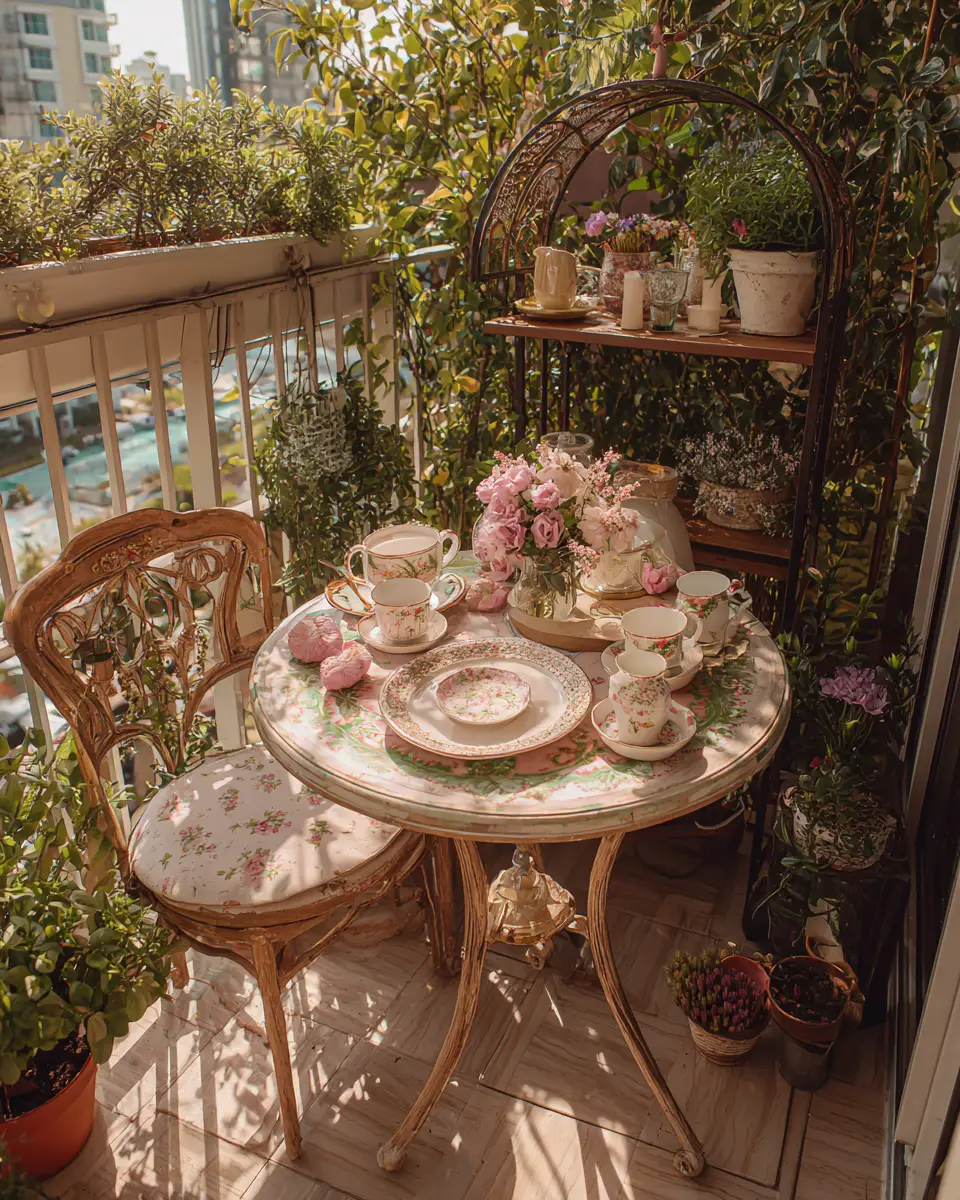 Vintage Balcony Decor Ideas