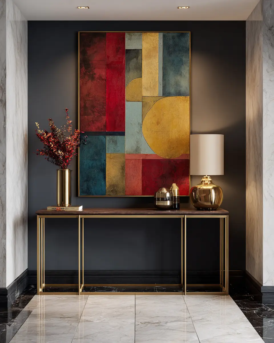 Warm Art Deco Entryway Decor Ideas