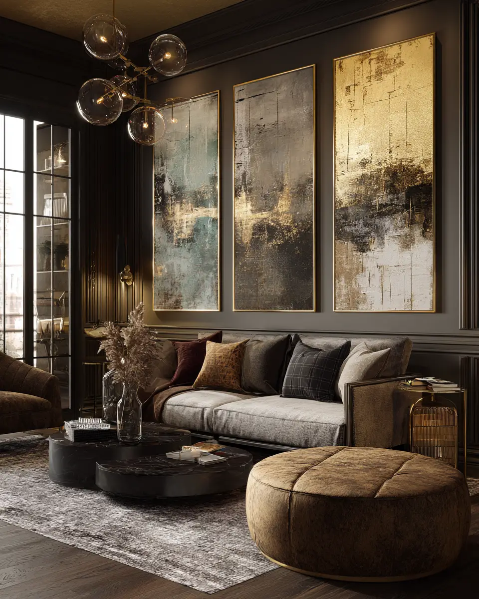 Warm Art Deco Living Room Decor Ideas