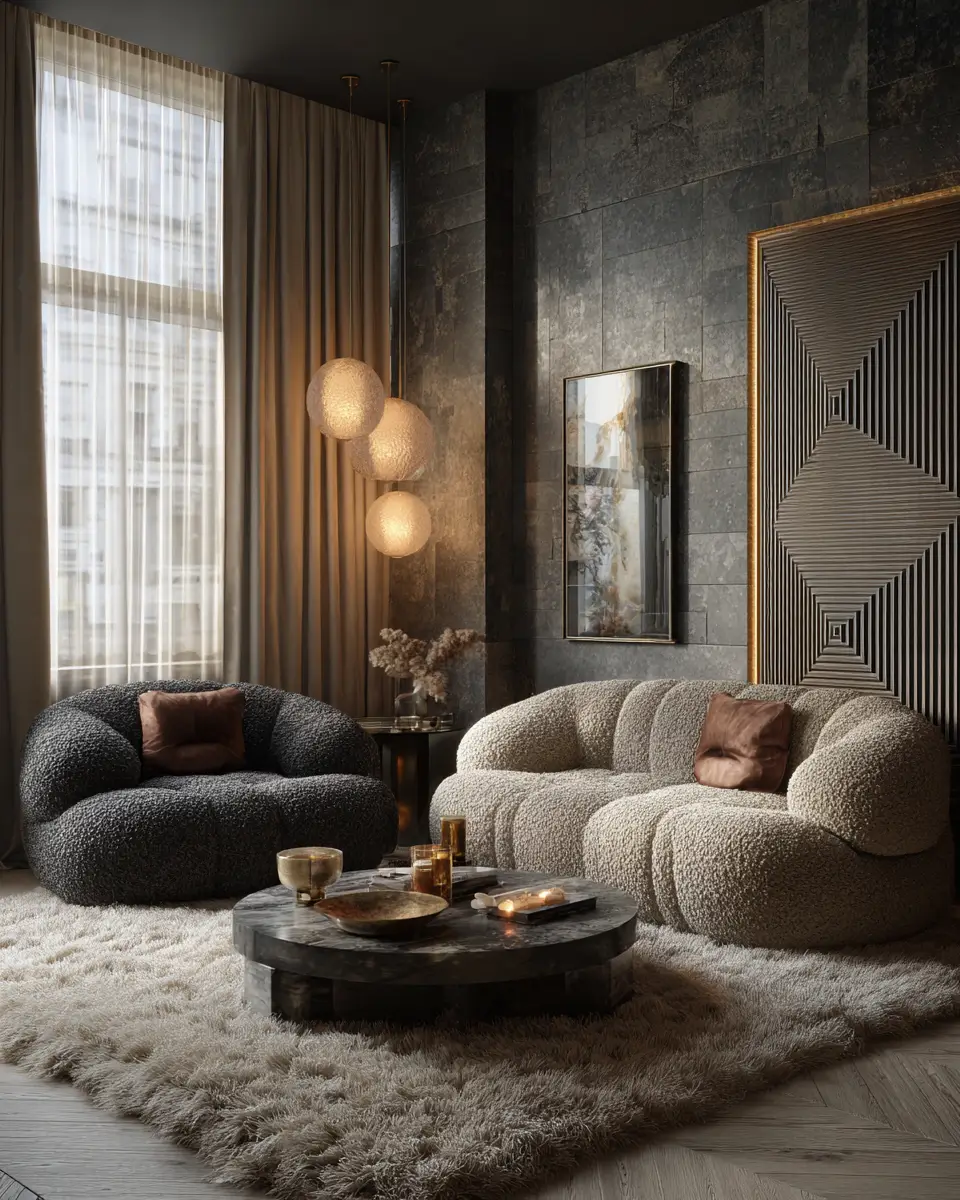 Warm Art Deco Living Room Decor Ideas