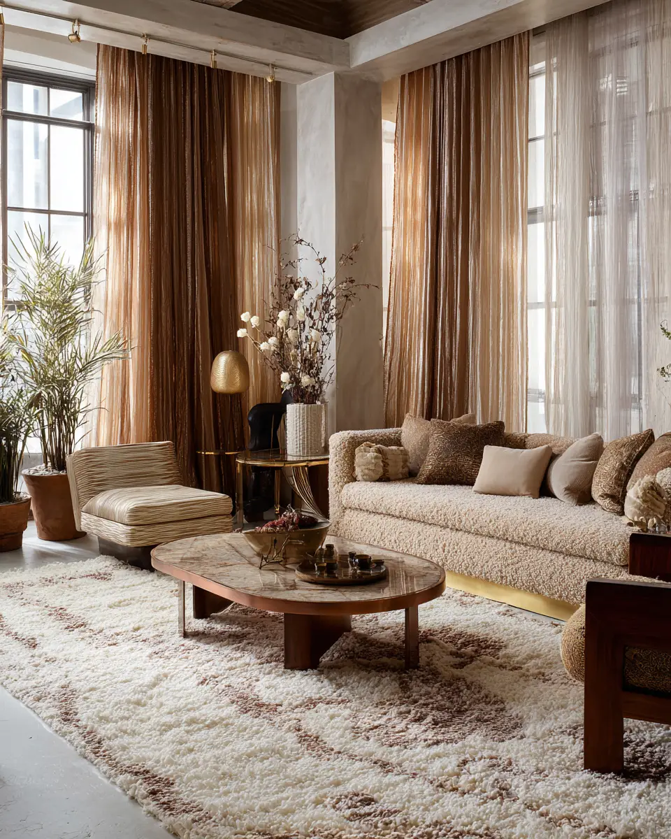 Warm Art Deco Living Room Decor Ideas