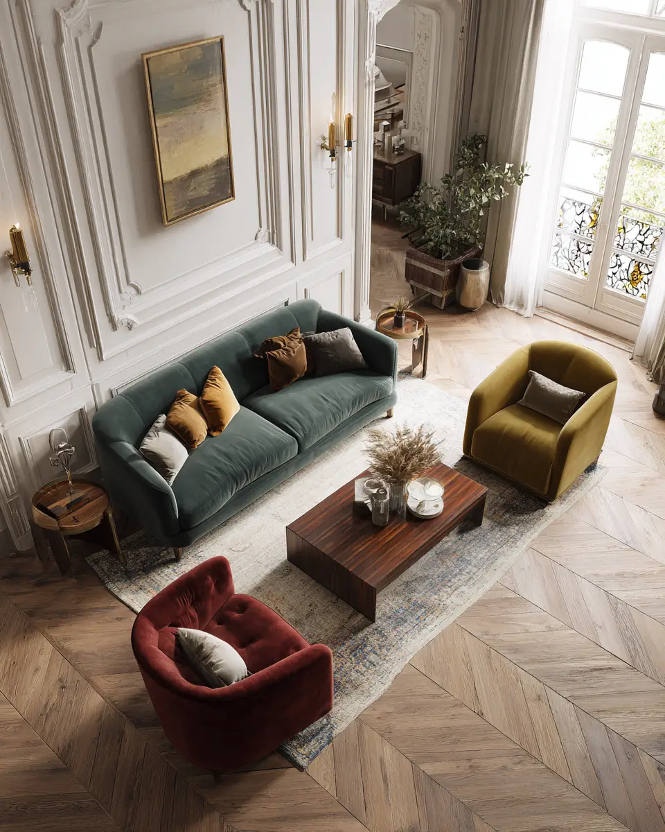 Warm Art Deco Living Room Decor Ideas