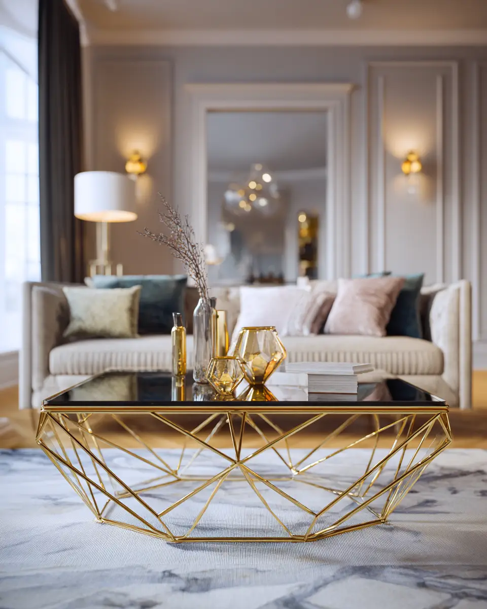 Warm Art Deco Living Room Decor Ideas