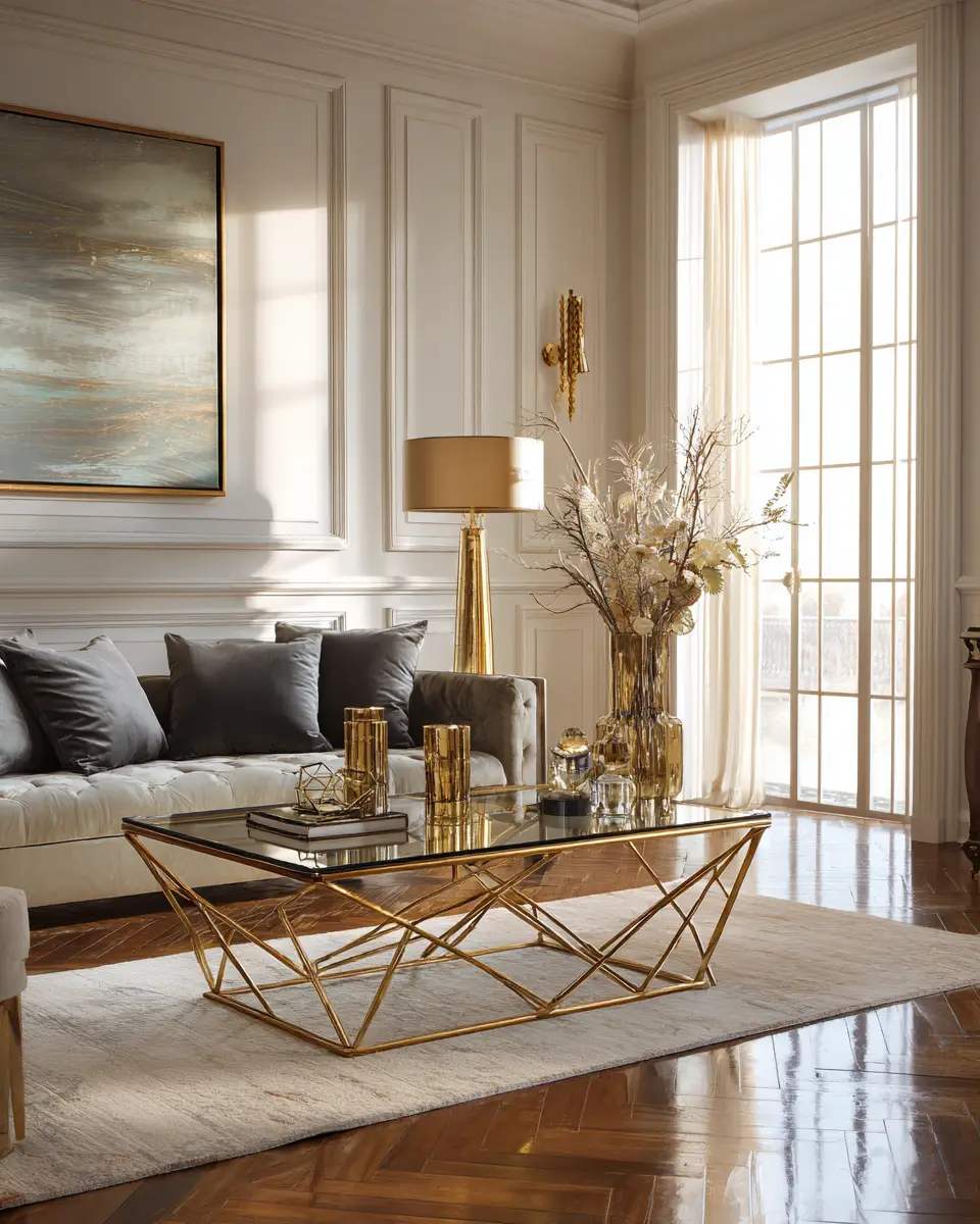 Warm Art Deco Living Room Decor Ideas