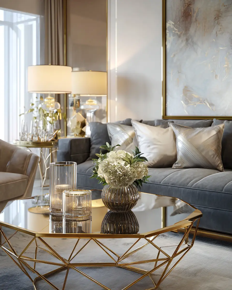 Warm Art Deco Living Room Decor Ideas