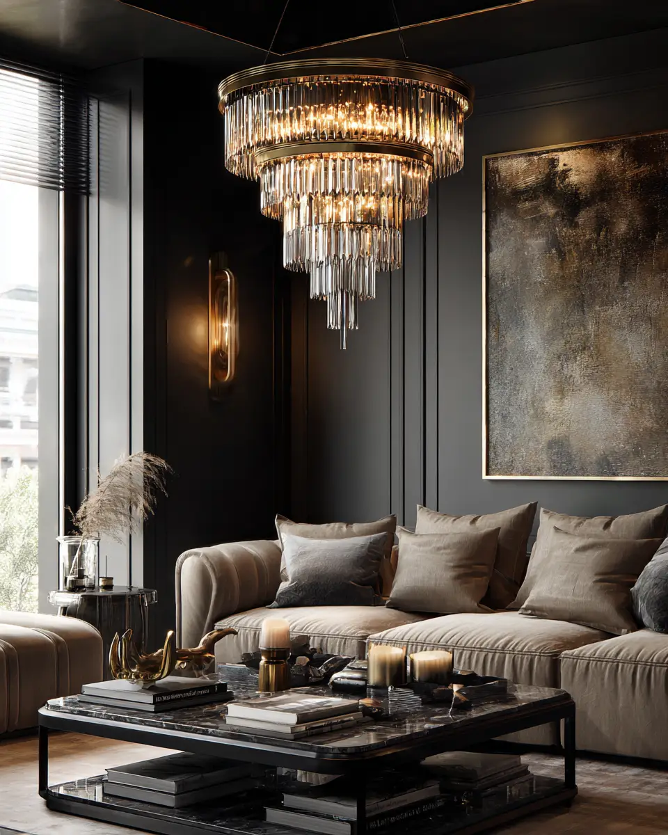 Warm Art Deco Living Room Decor Ideas