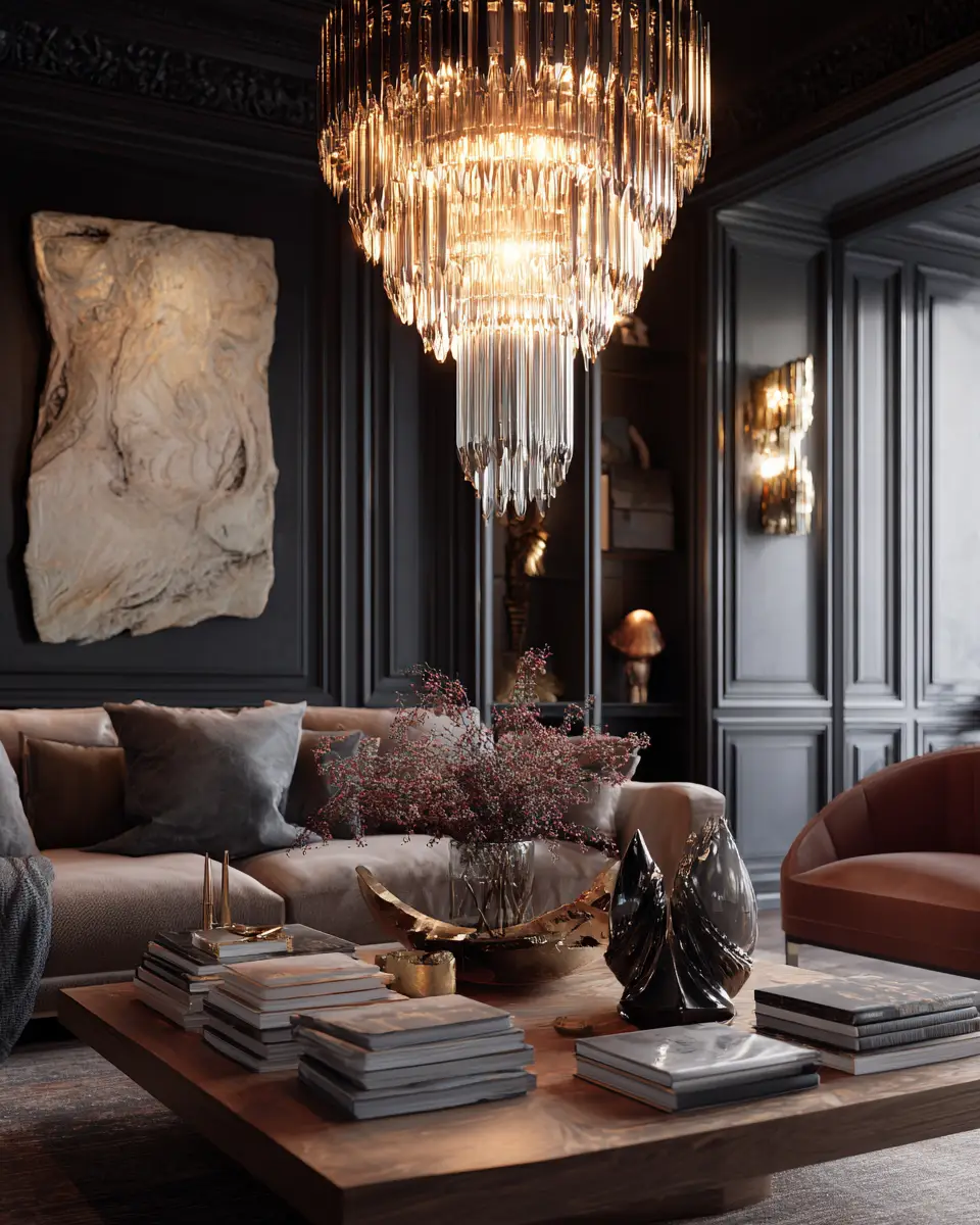 Warm Art Deco Living Room Decor Ideas