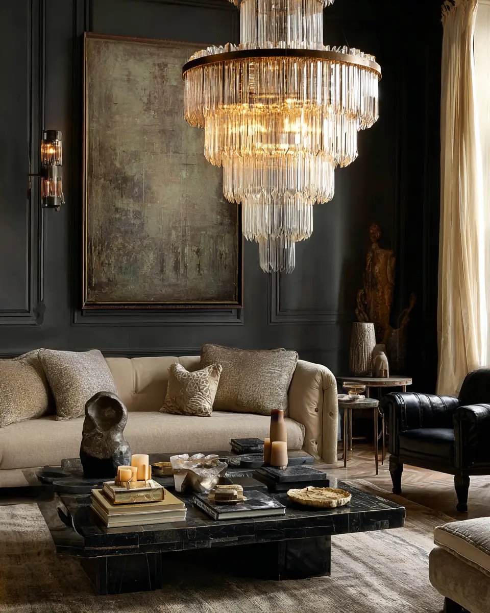 Warm Art Deco Living Room Decor Ideas