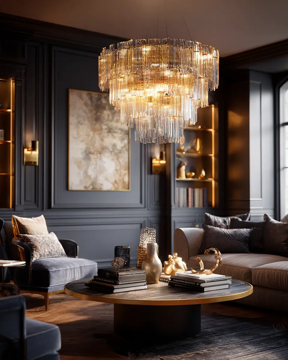 Warm Art Deco Living Room Decor Ideas