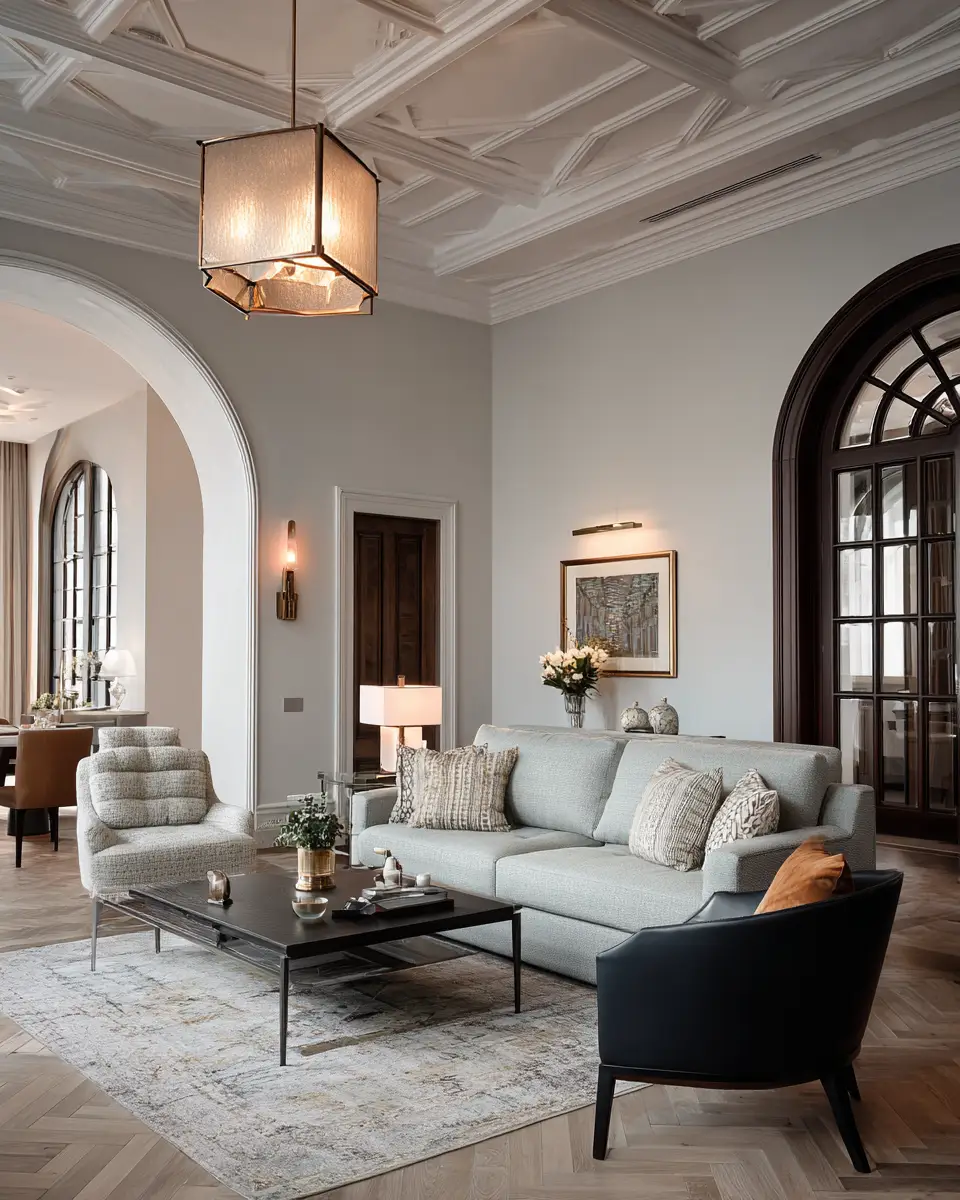 Warm Art Deco Living Room Decor Ideas