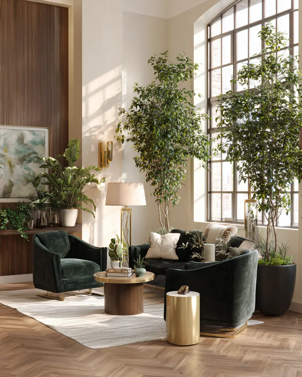 Warm Art Deco Living Room Decor Ideas