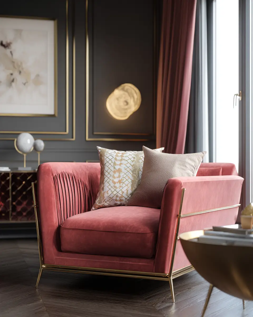 Warm Art Deco Living Room Decor Ideas