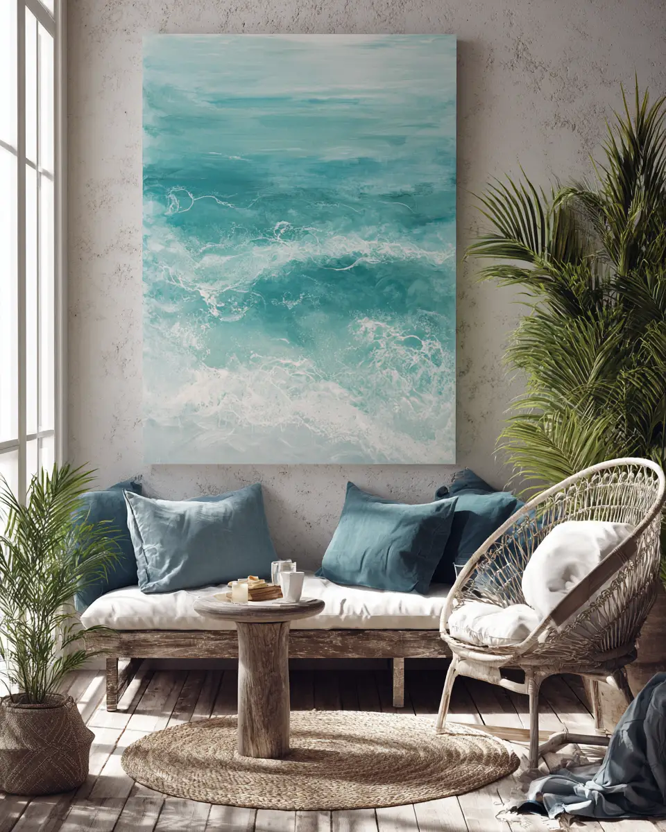 Warm Coastal Balcony Decor Ideas