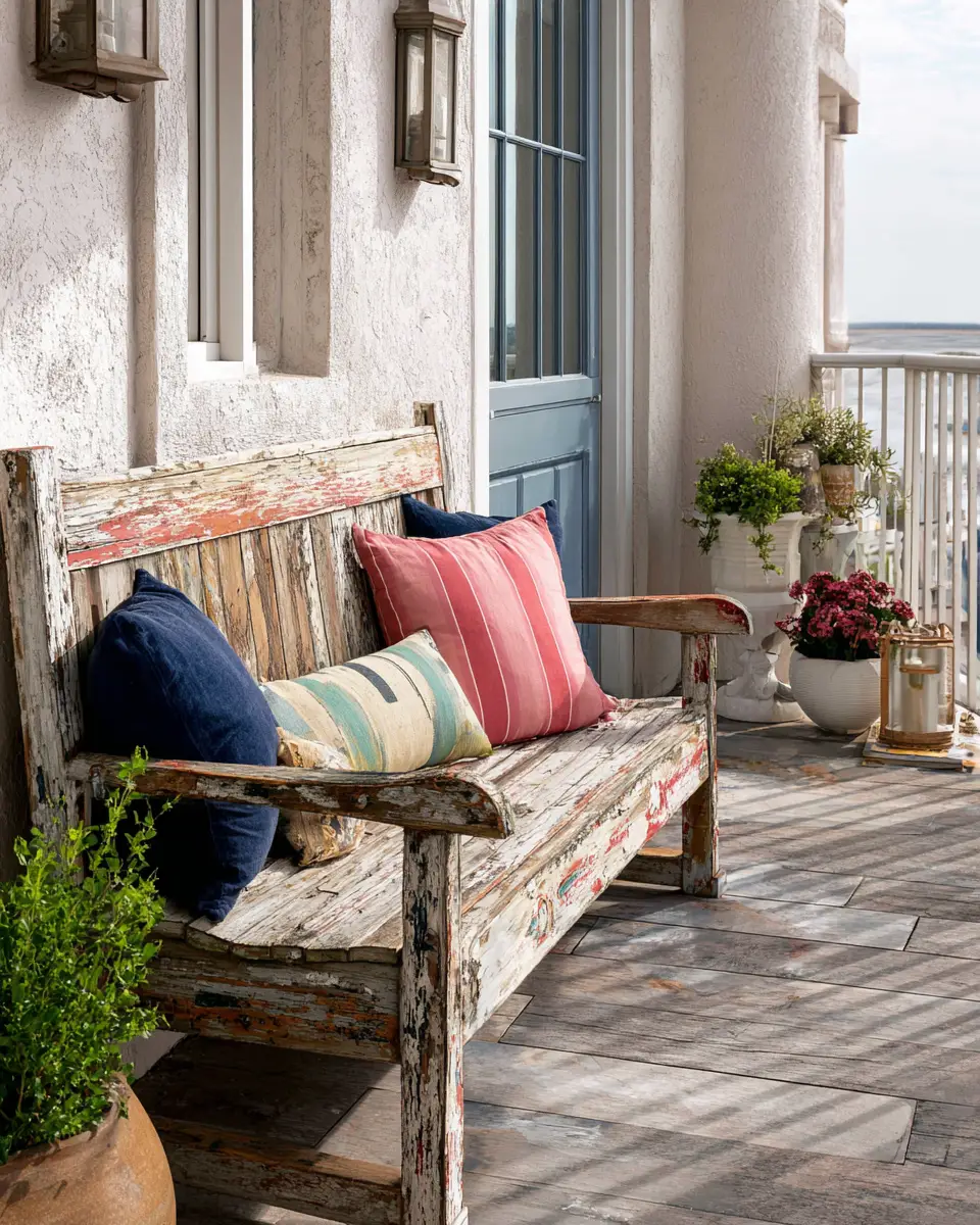 Warm Coastal Balcony Decor Ideas