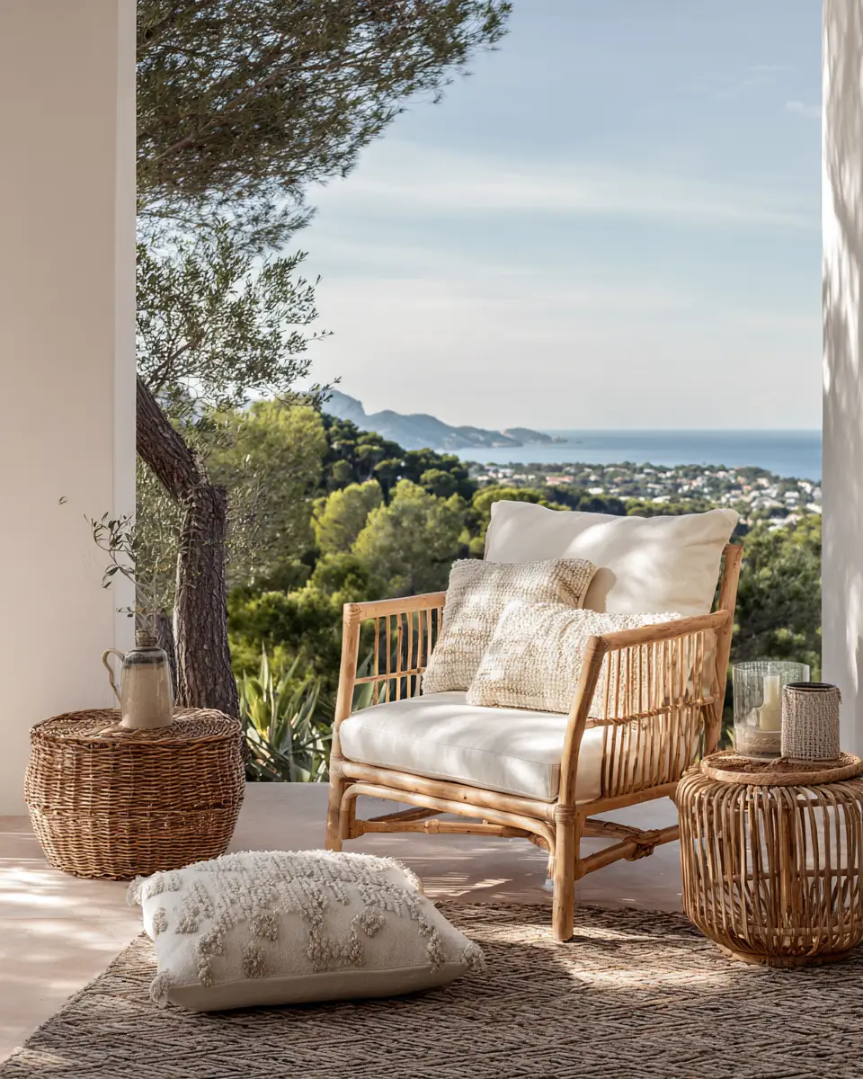 Warm Coastal Balcony Decor Ideas