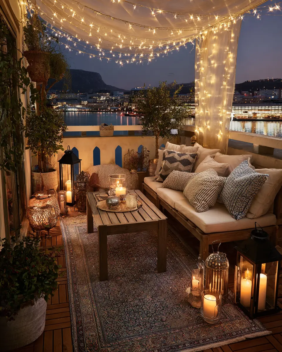 Warm Coastal Balcony Decor Ideas