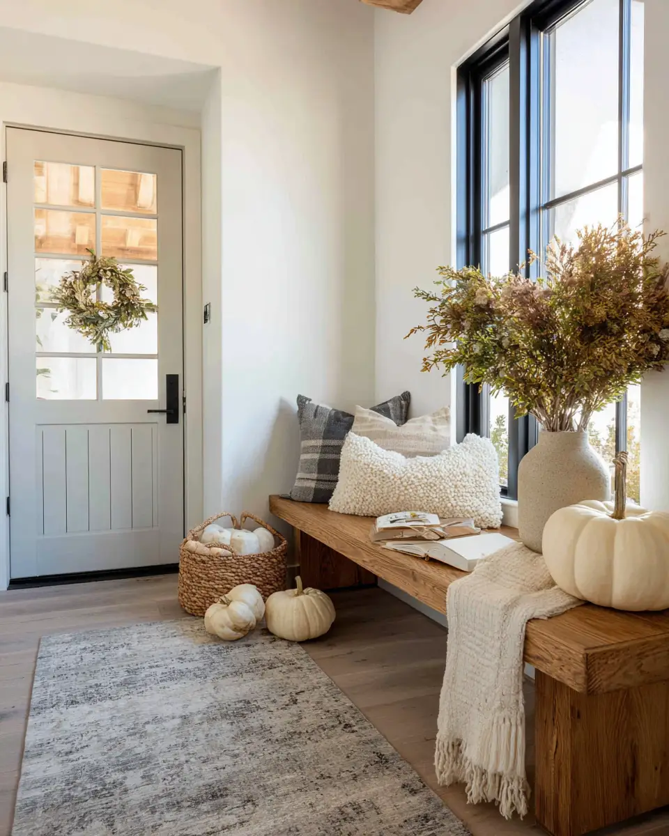 Warm Contemporary Entryway Decor Ideas