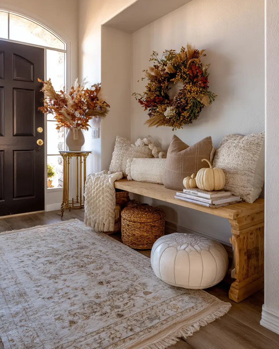 Warm Contemporary Entryway Decor Ideas