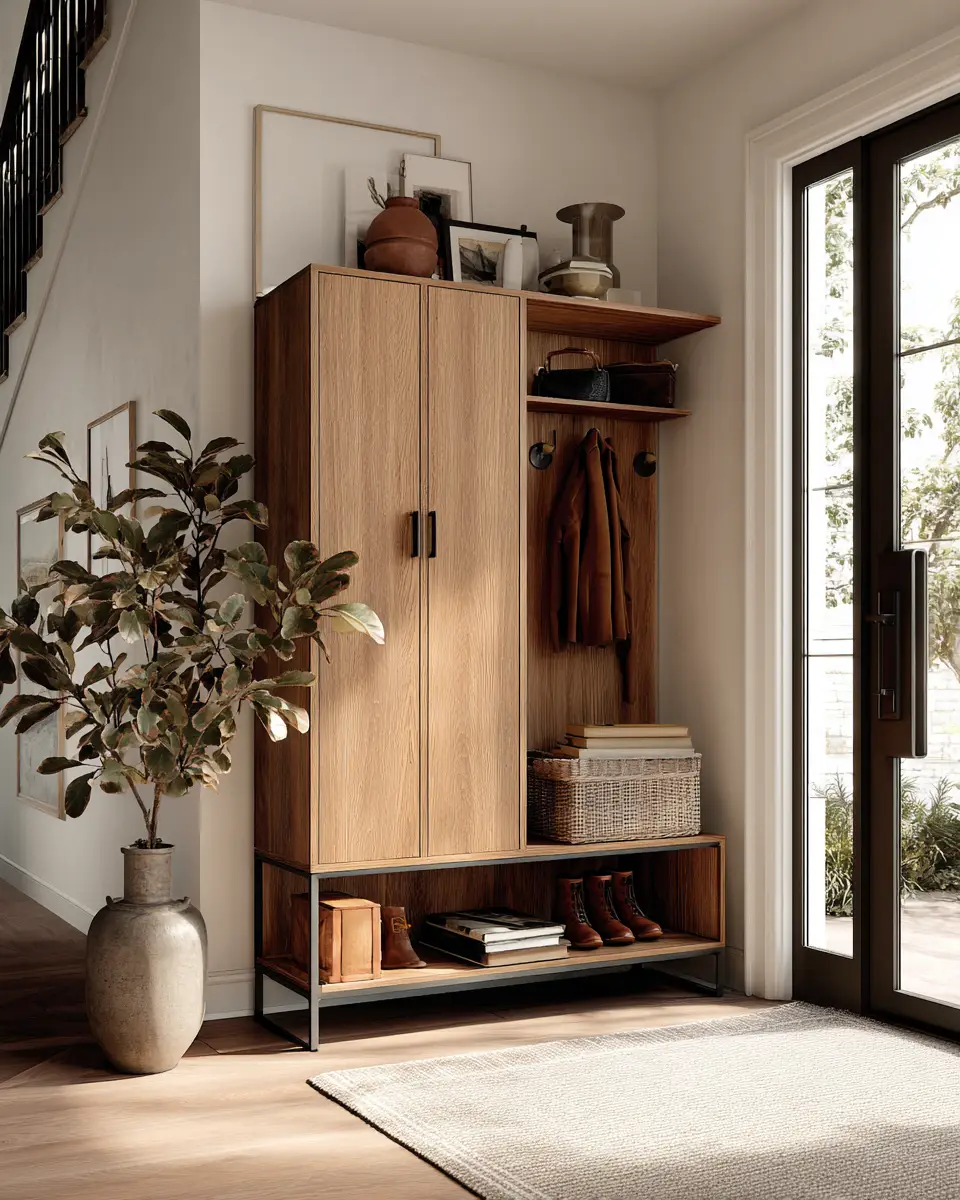 Warm Contemporary Entryway Decor Ideas