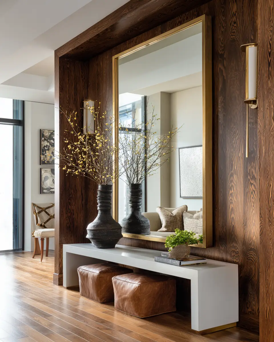 Warm Contemporary Entryway Decor Ideas