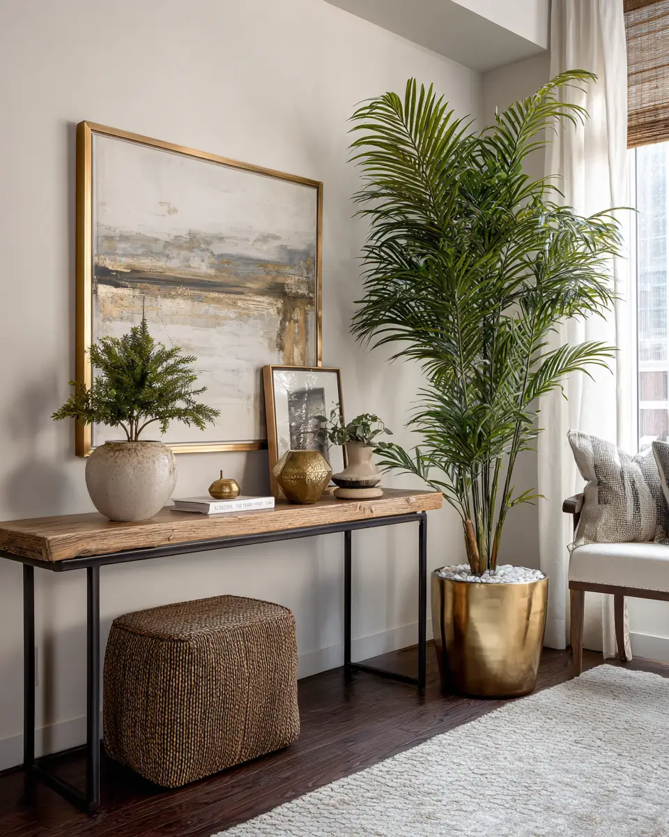 Warm Contemporary Entryway Decor Ideas