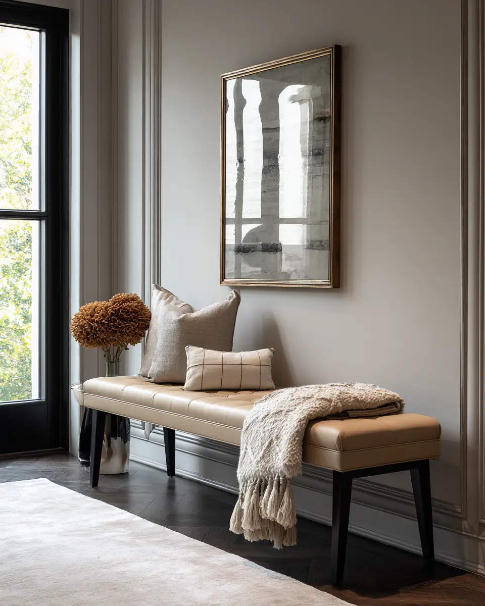 Warm Contemporary Entryway Decor Ideas