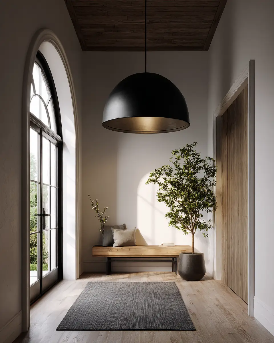 Warm Contemporary Entryway Decor Ideas