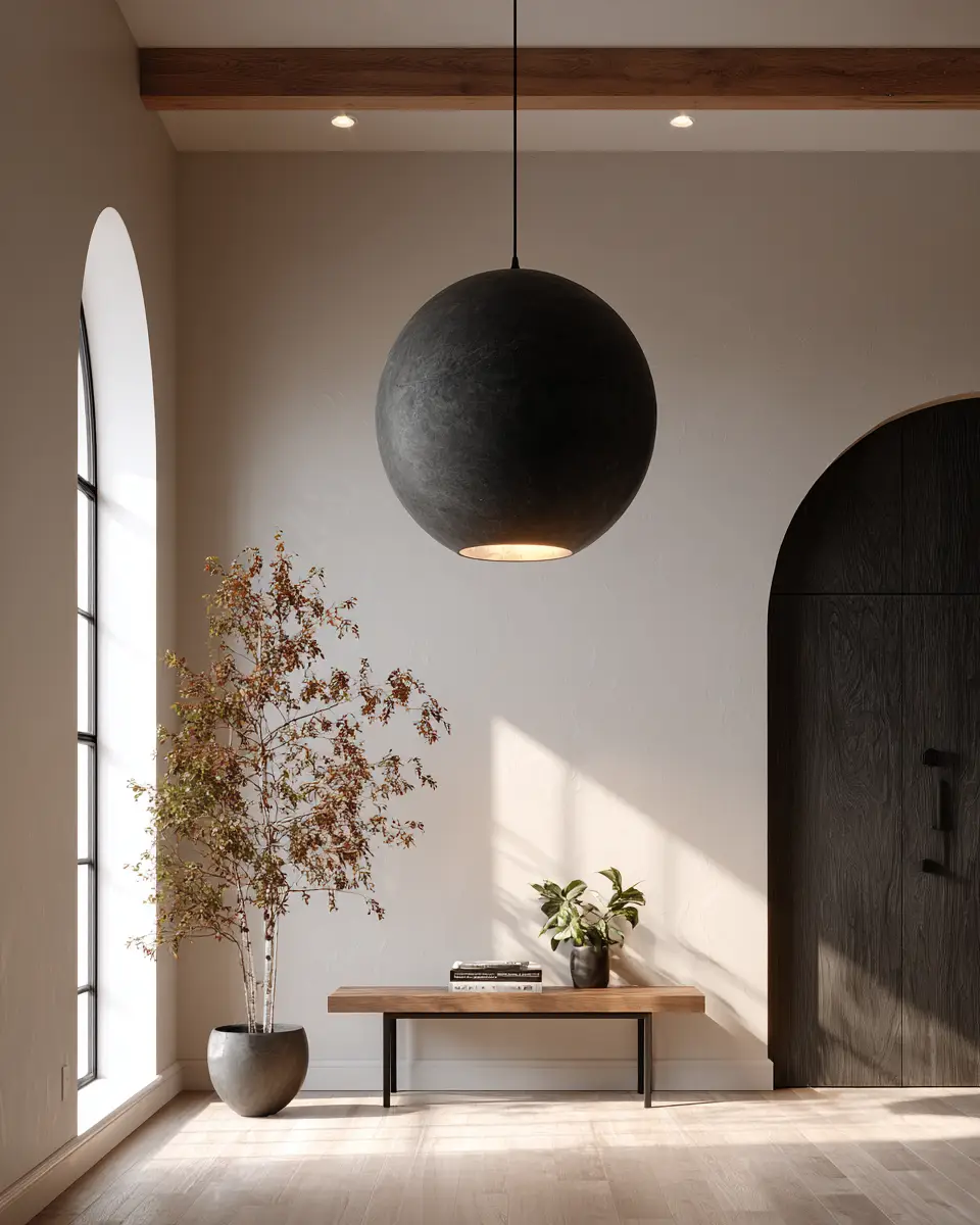 Warm Contemporary Entryway Decor Ideas