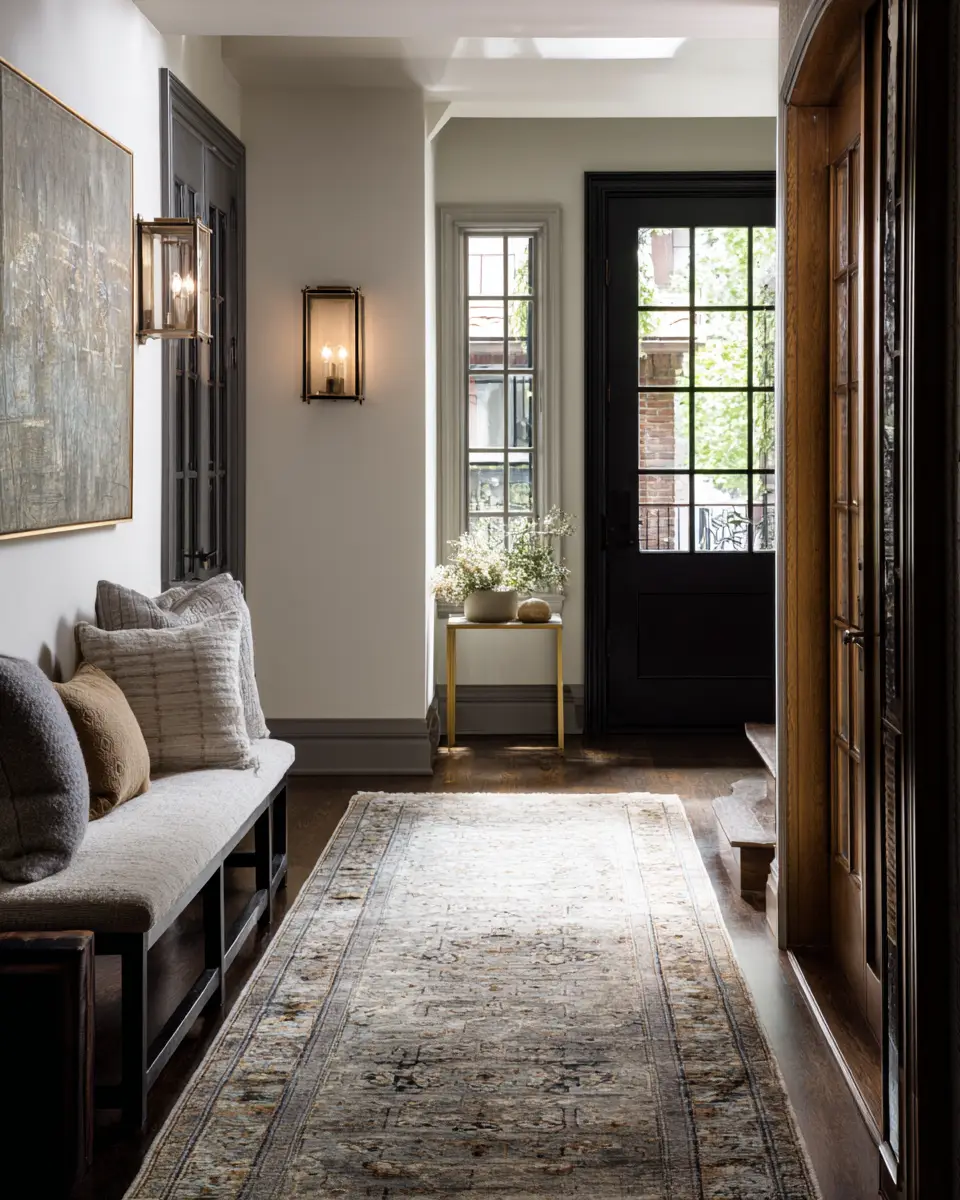 Warm Contemporary Entryway Decor Ideas