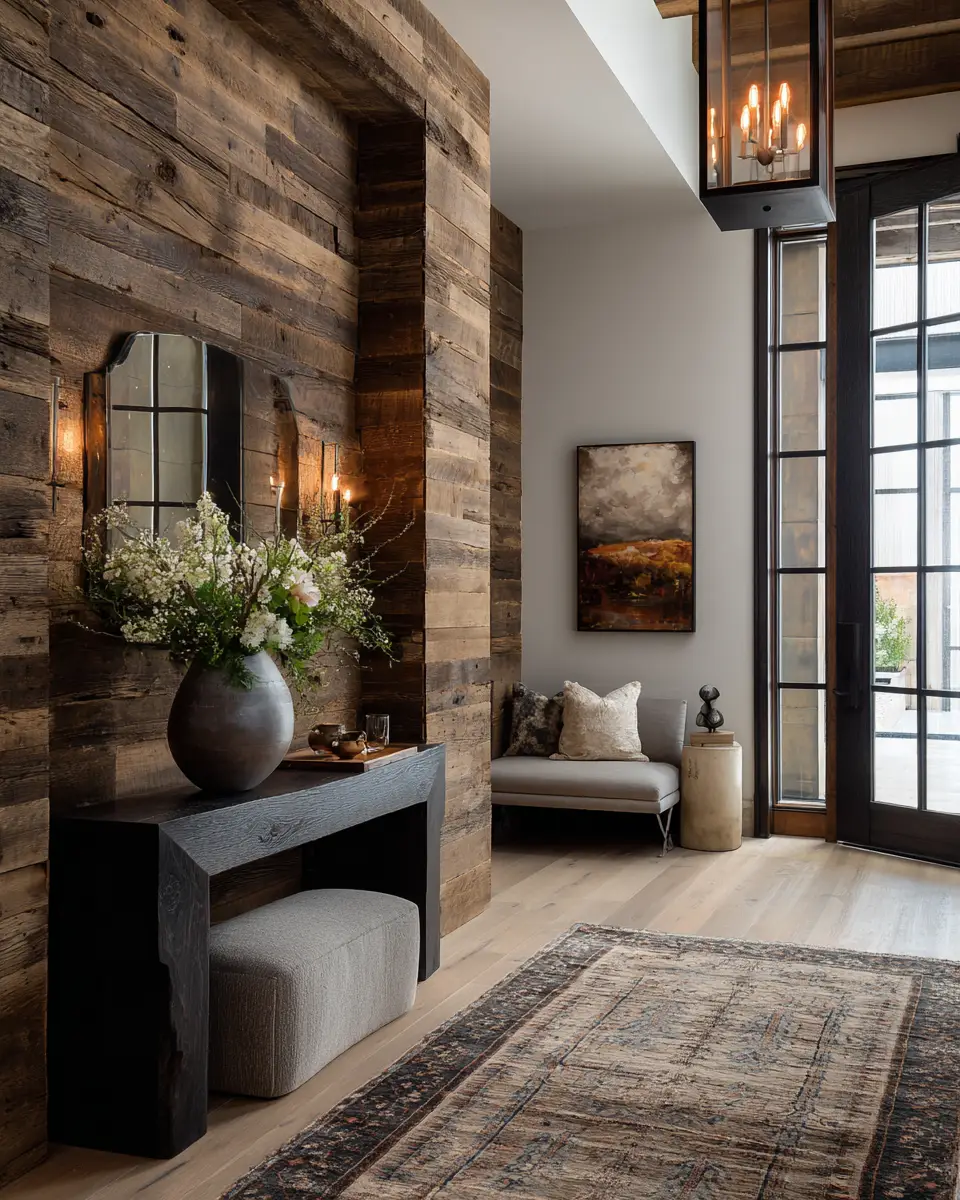 Warm Contemporary Entryway Decor Ideas