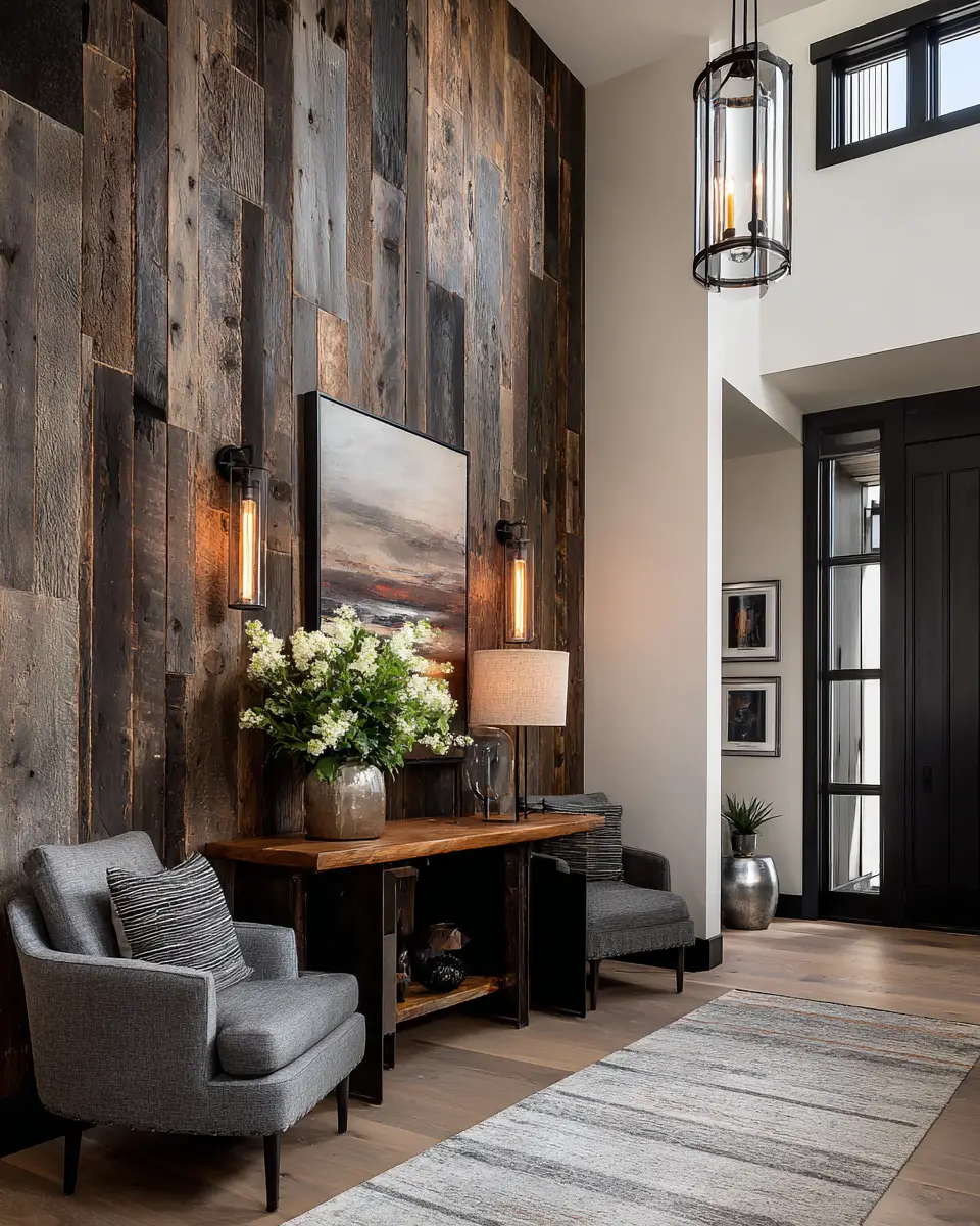 Warm Contemporary Entryway Decor Ideas