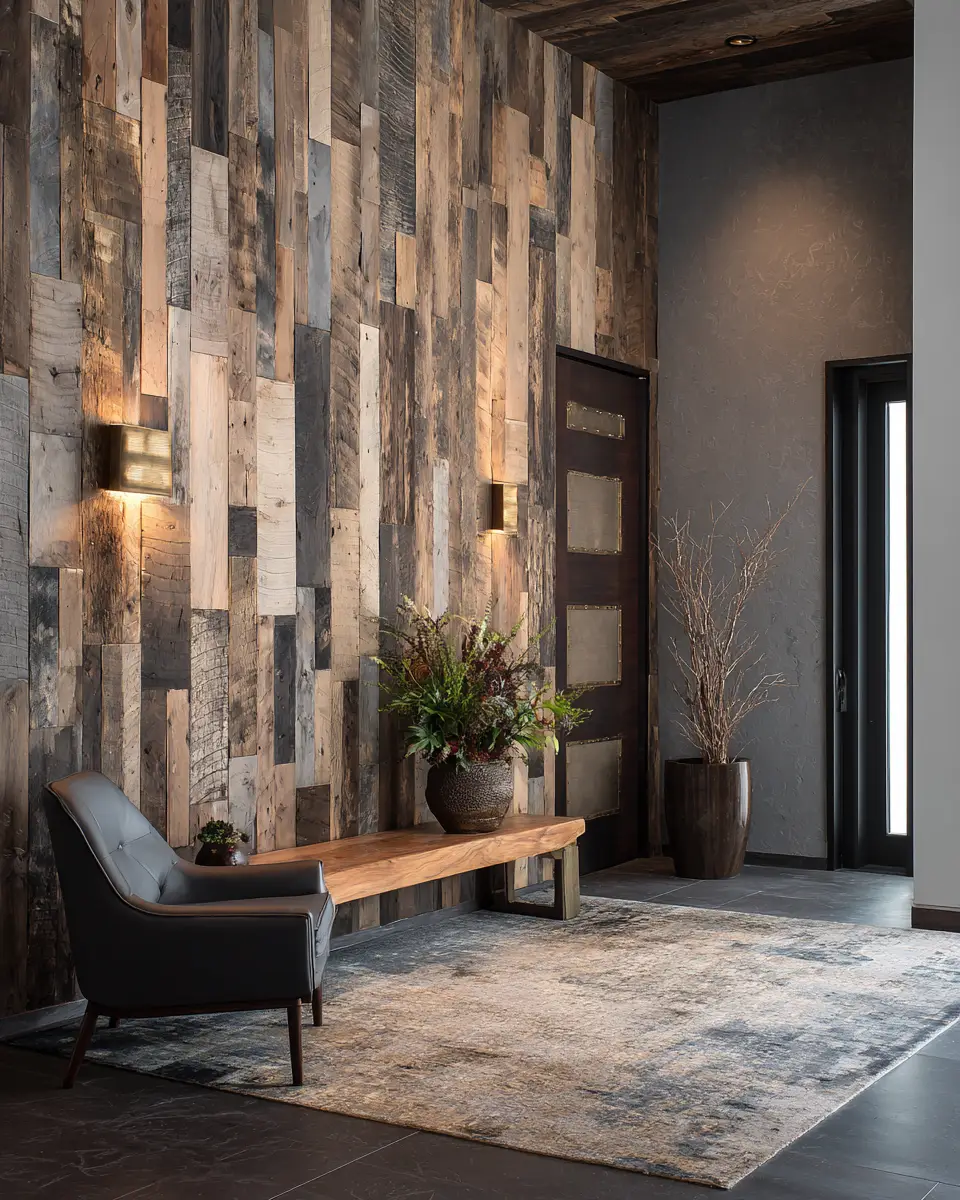 Warm Contemporary Entryway Decor Ideas