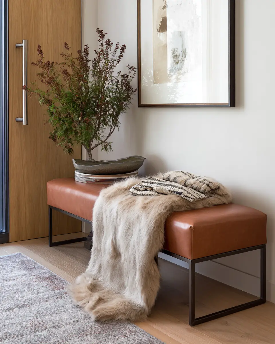 Warm Contemporary Entryway Decor Ideas
