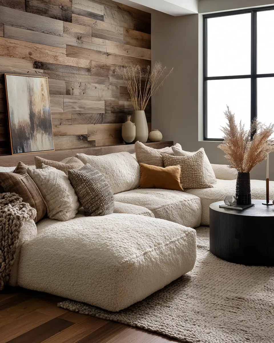 Warm Contemporary Living Room Decor Ideas