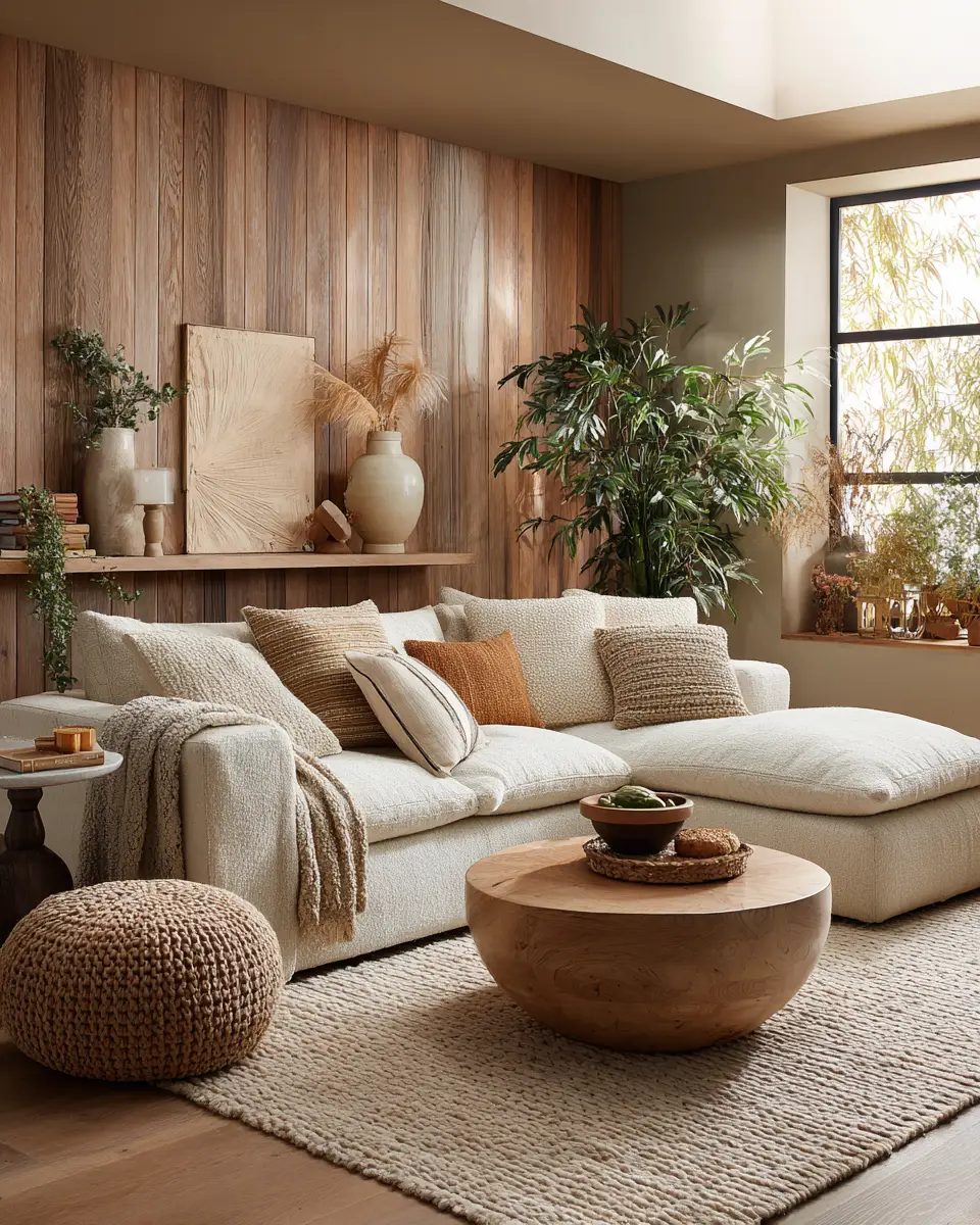 Warm Contemporary Living Room Decor Ideas