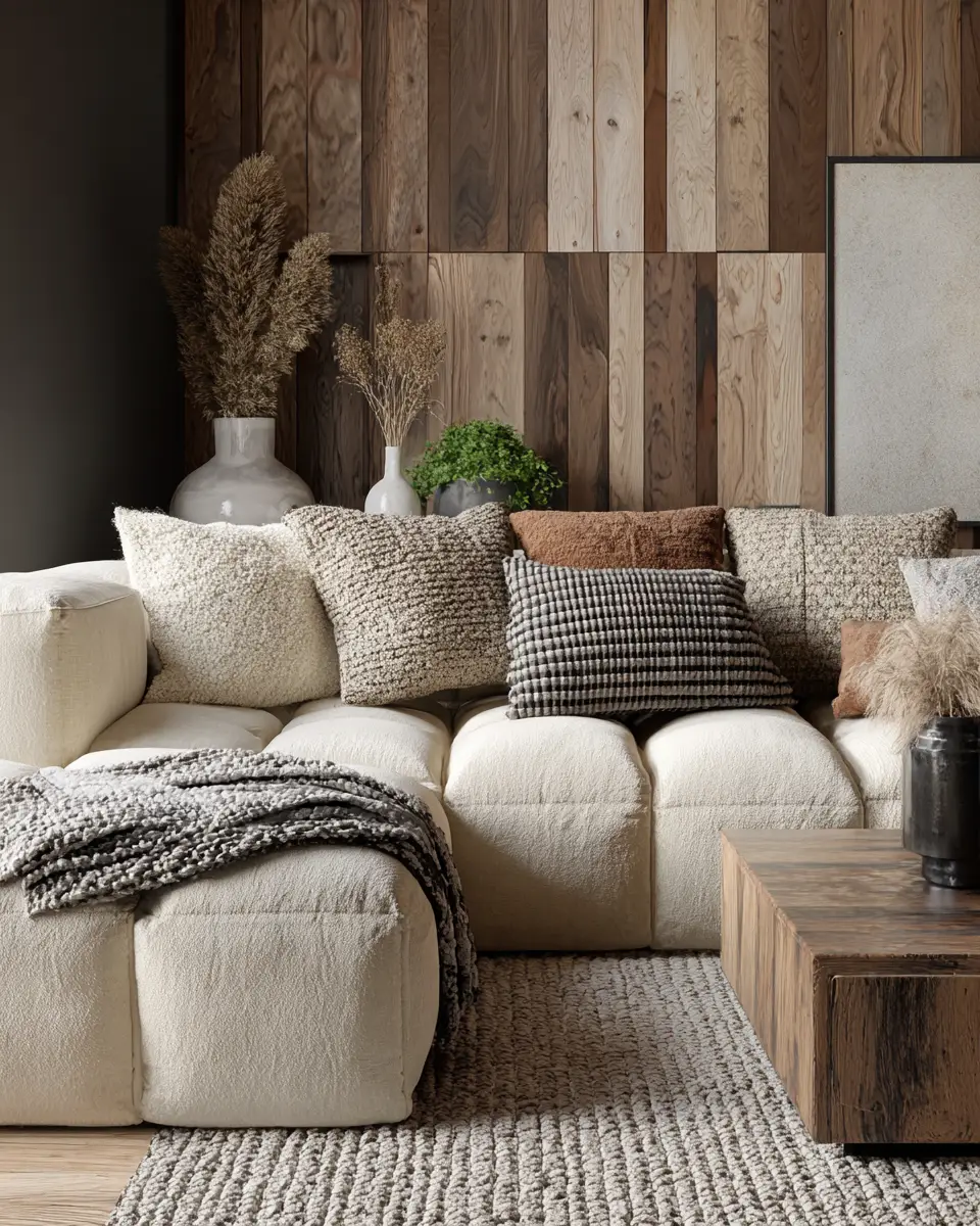 Warm Contemporary Living Room Decor Ideas